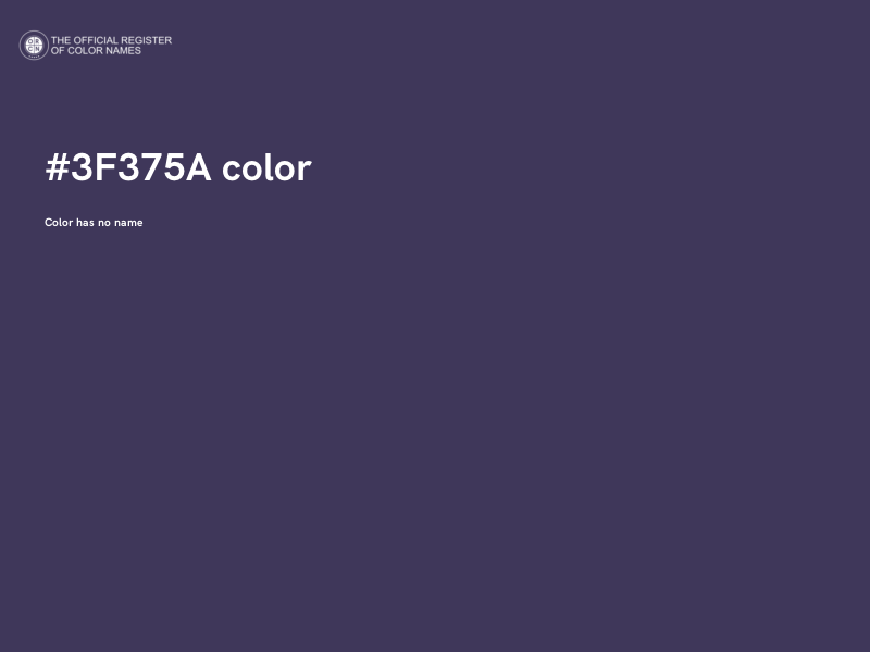 #3F375A color image