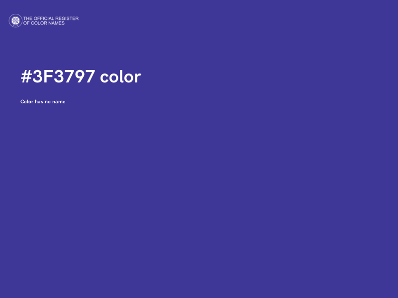 #3F3797 color image