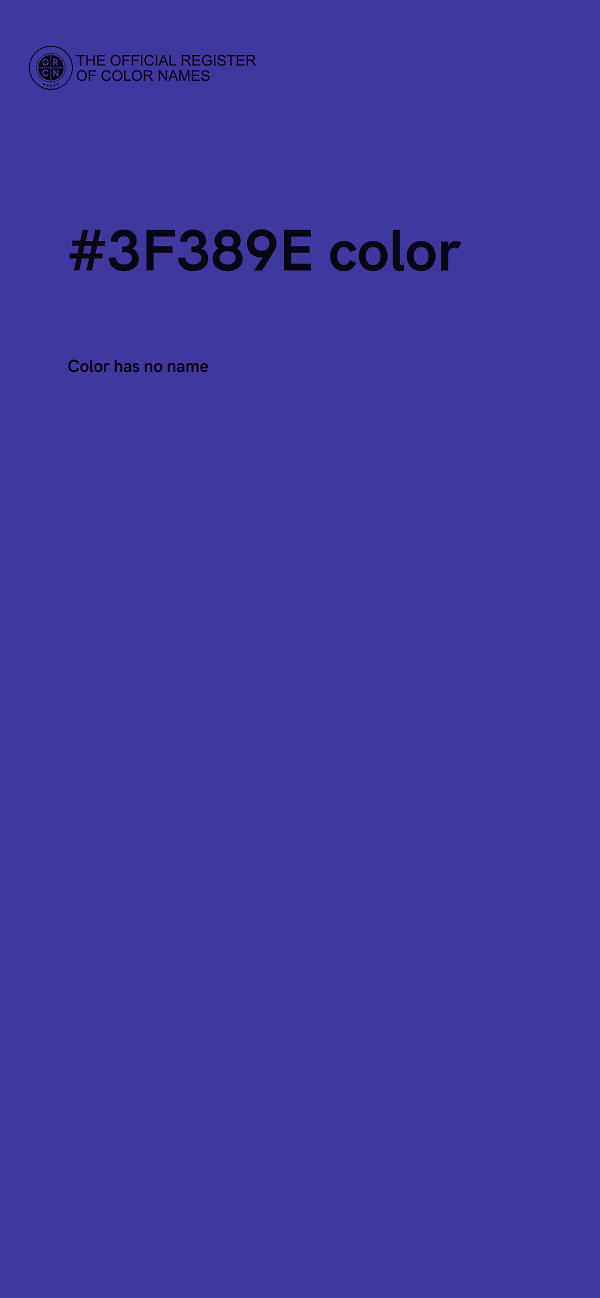 #3F389E color image
