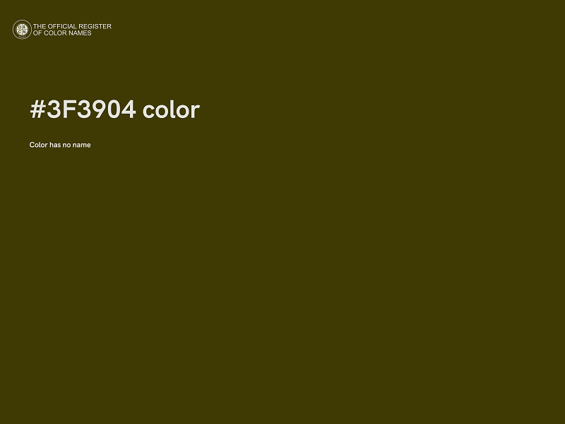 #3F3904 color image