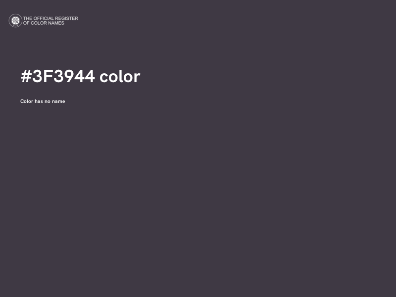 #3F3944 color image