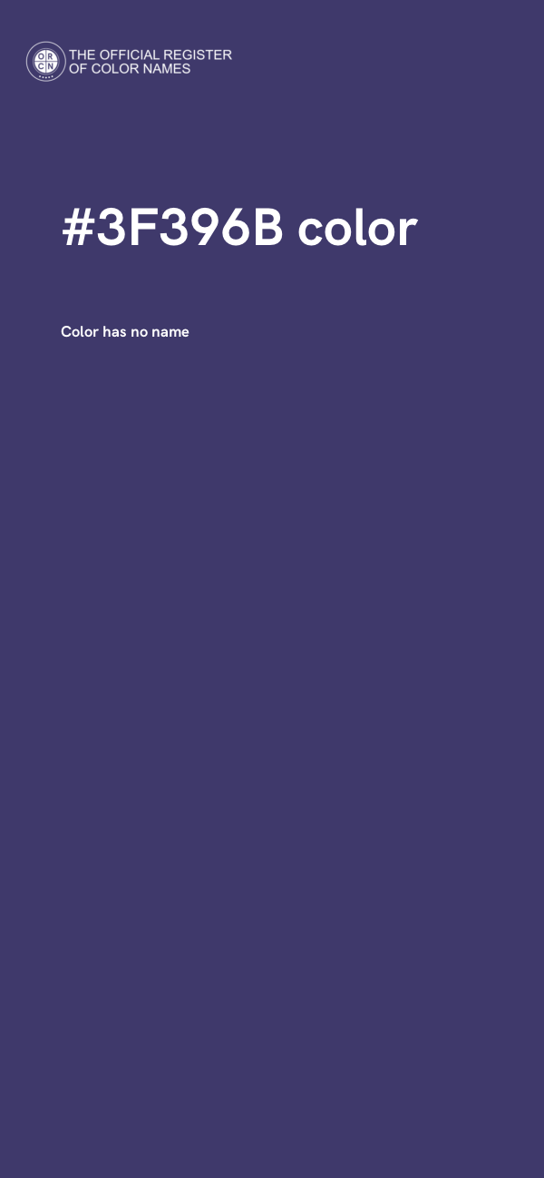 #3F396B color image