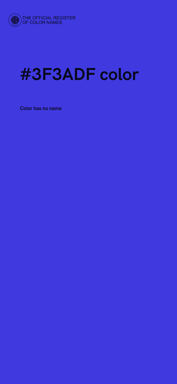 #3F3ADF color image