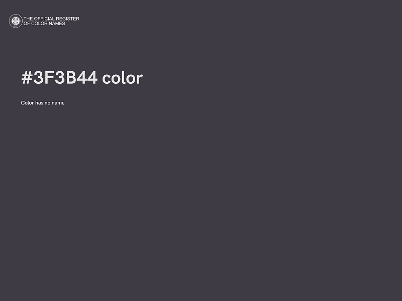 #3F3B44 color image