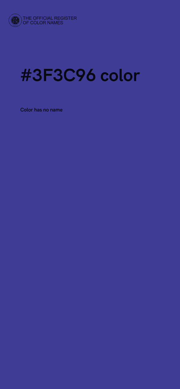 #3F3C96 color image
