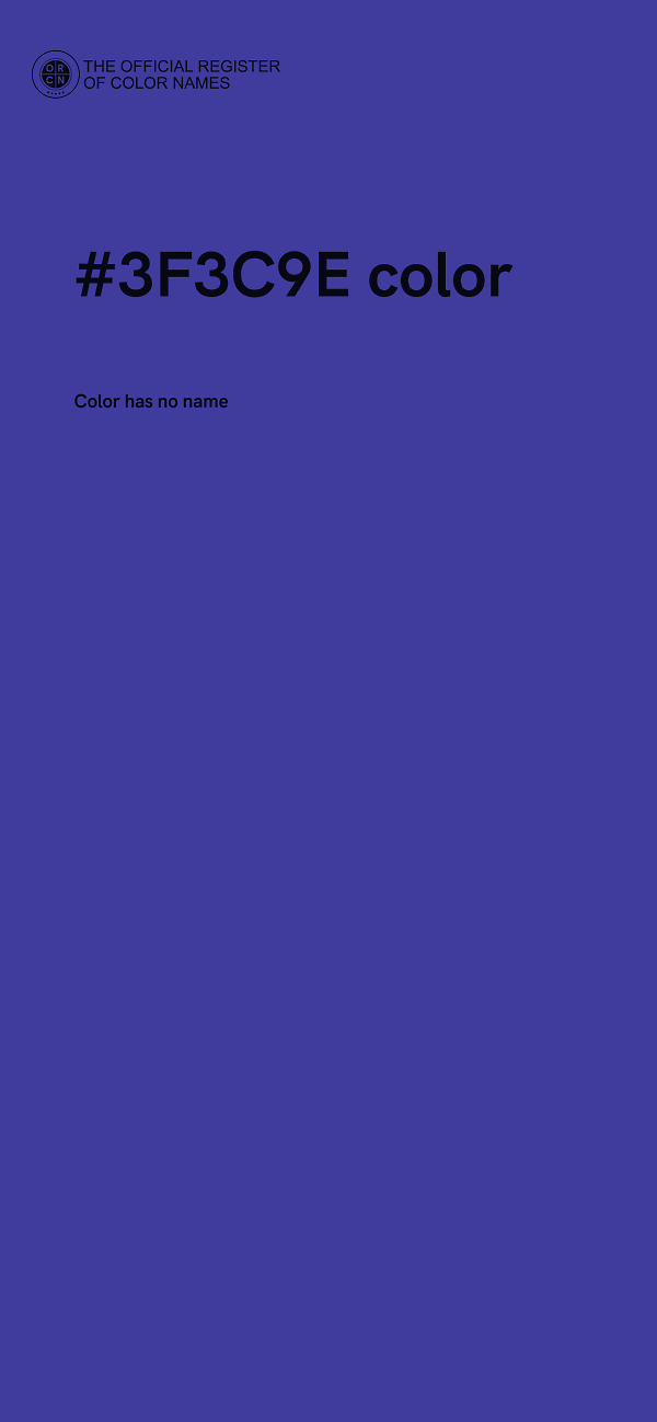 #3F3C9E color image