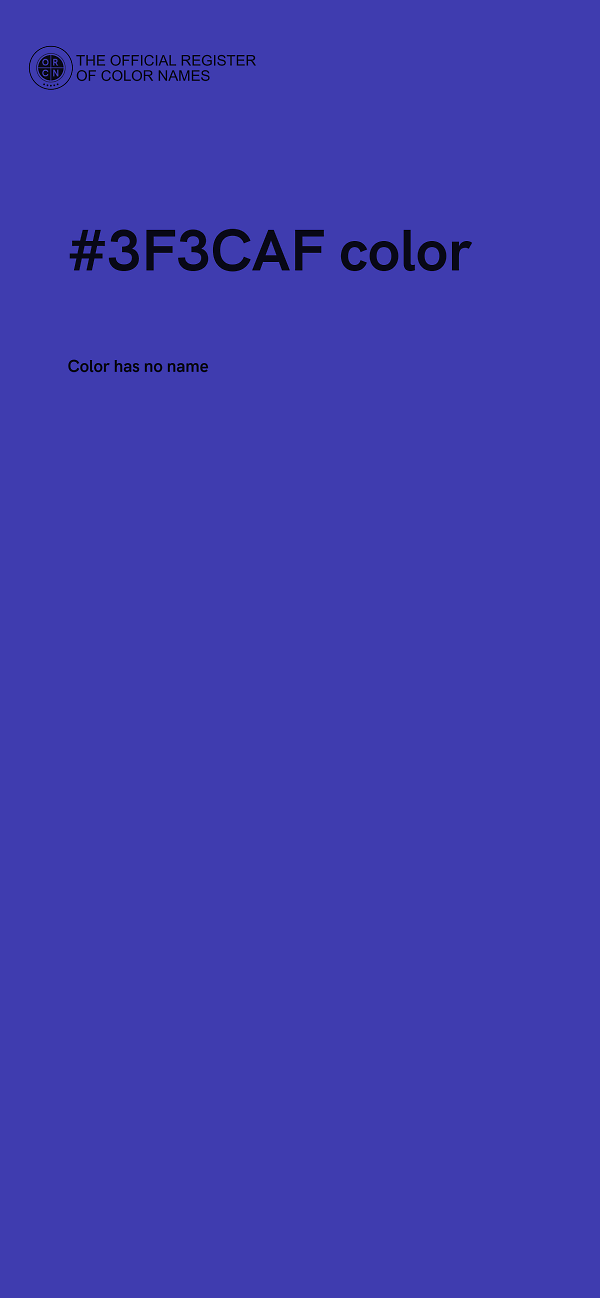 #3F3CAF color image
