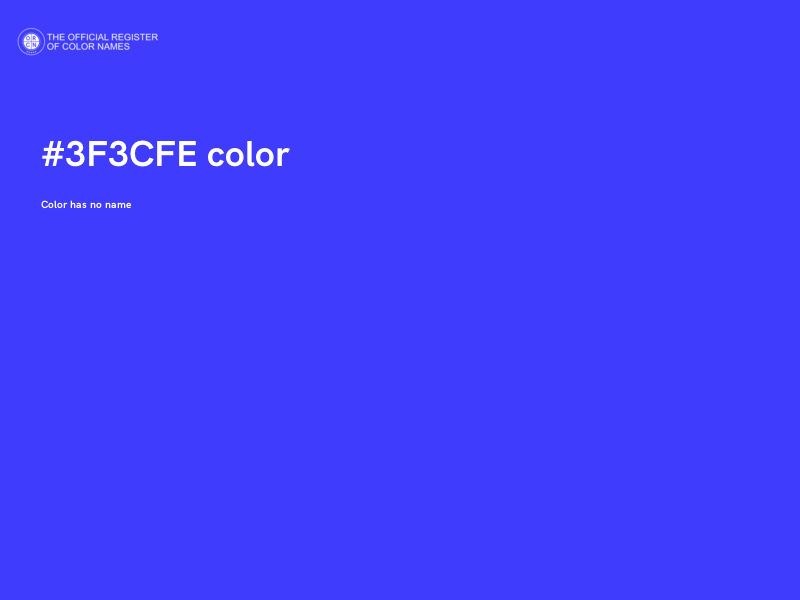 #3F3CFE color image