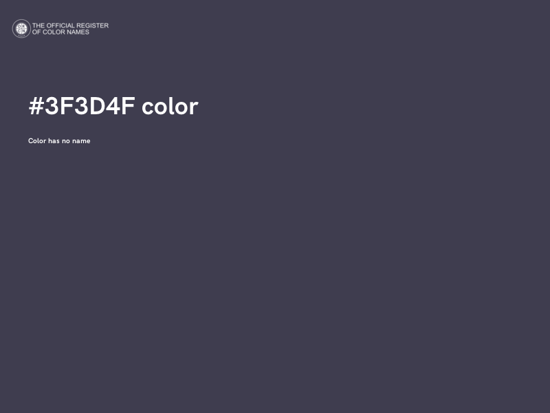 #3F3D4F color image