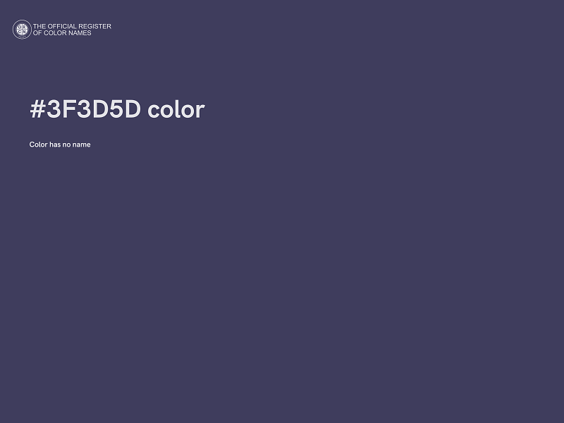 #3F3D5D color image