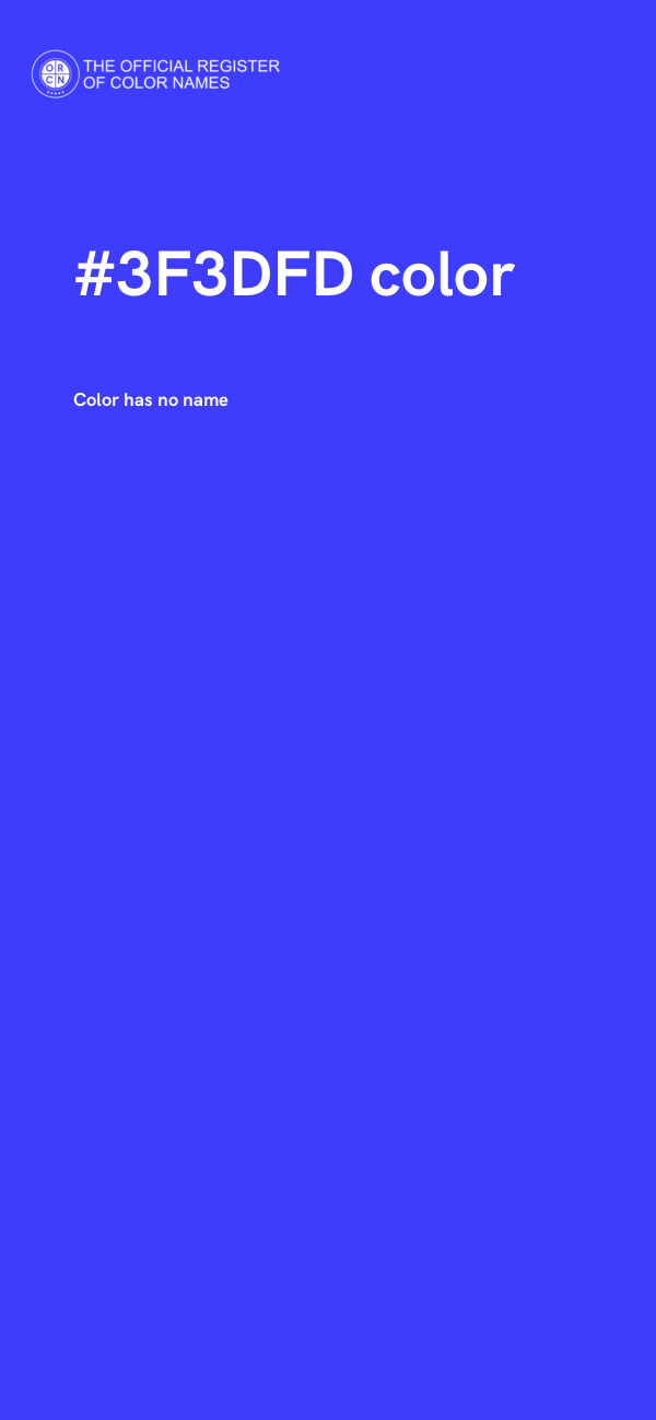 #3F3DFD color image