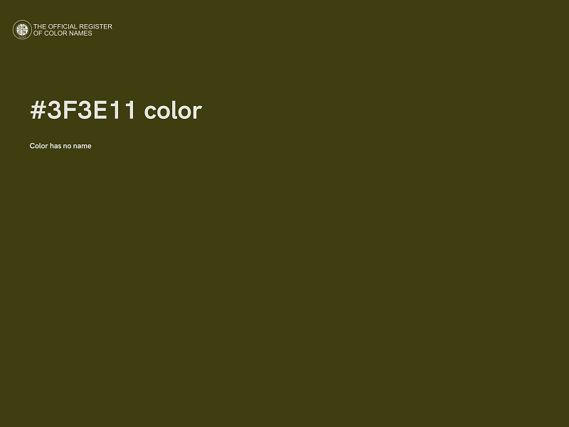 #3F3E11 color image