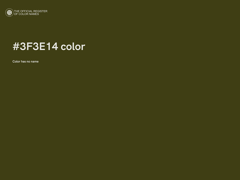 #3F3E14 color image