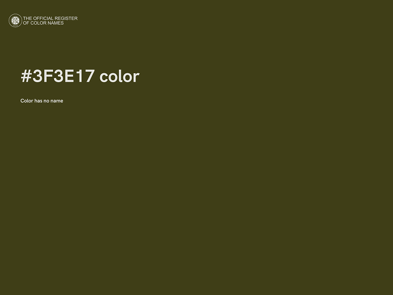 #3F3E17 color image