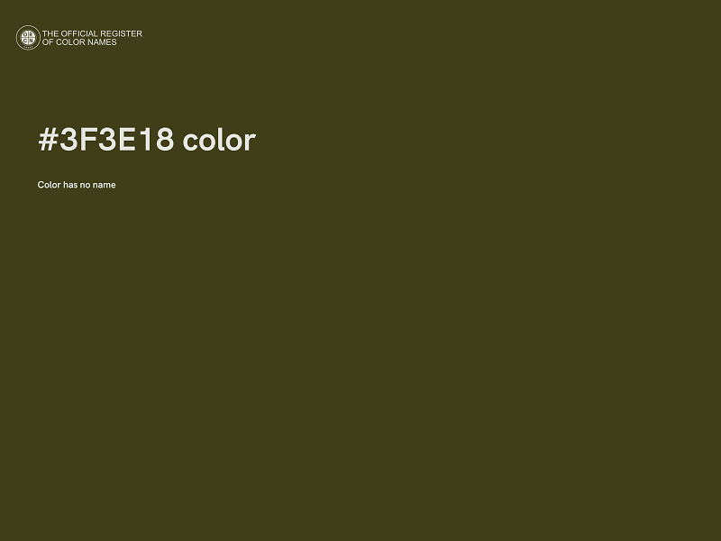 #3F3E18 color image