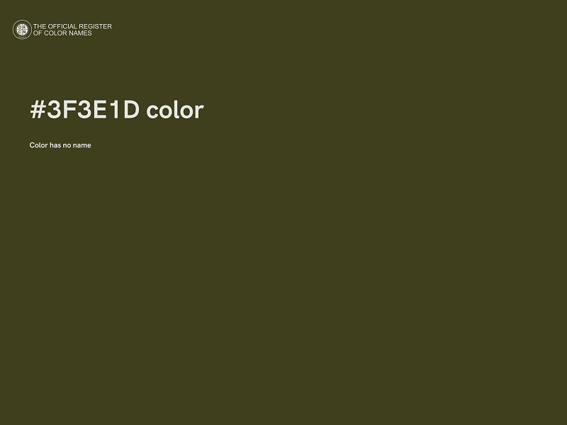 #3F3E1D color image