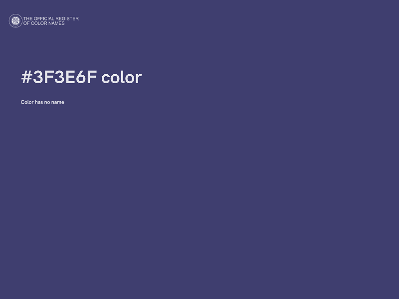 #3F3E6F color image