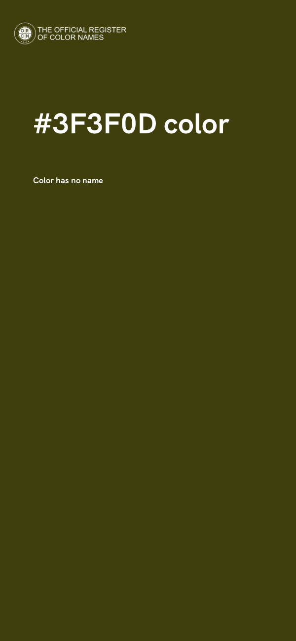 #3F3F0D color image