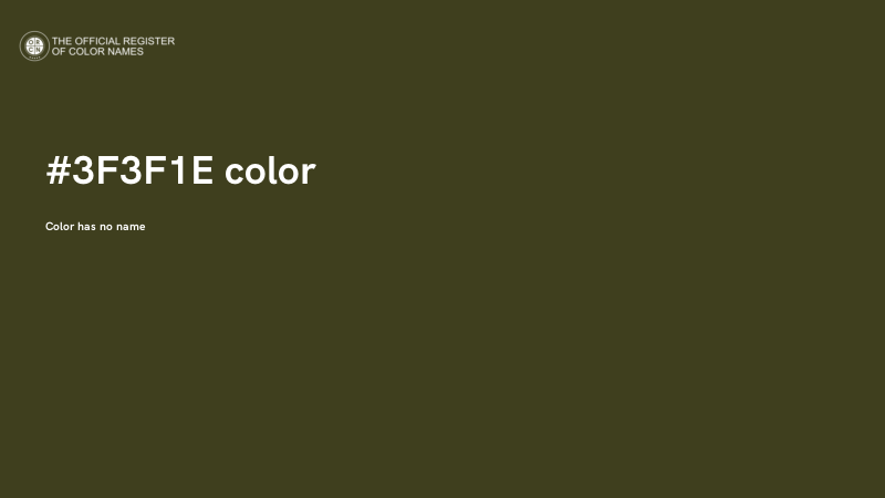 #3F3F1E color image