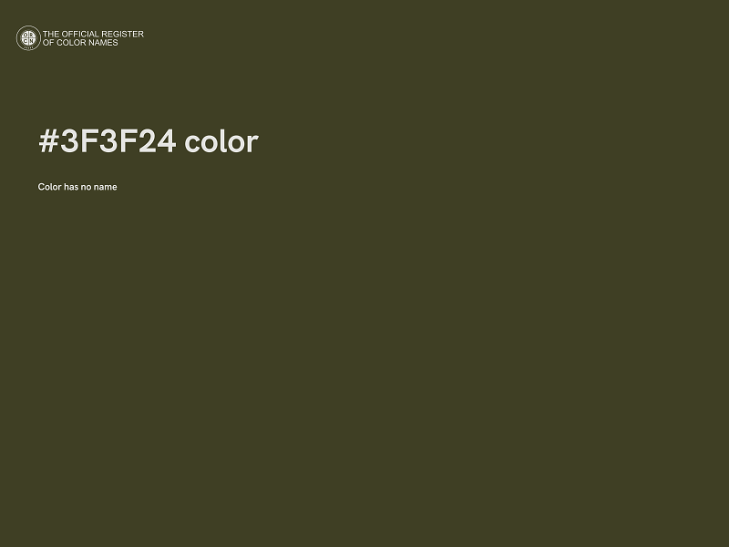 #3F3F24 color image