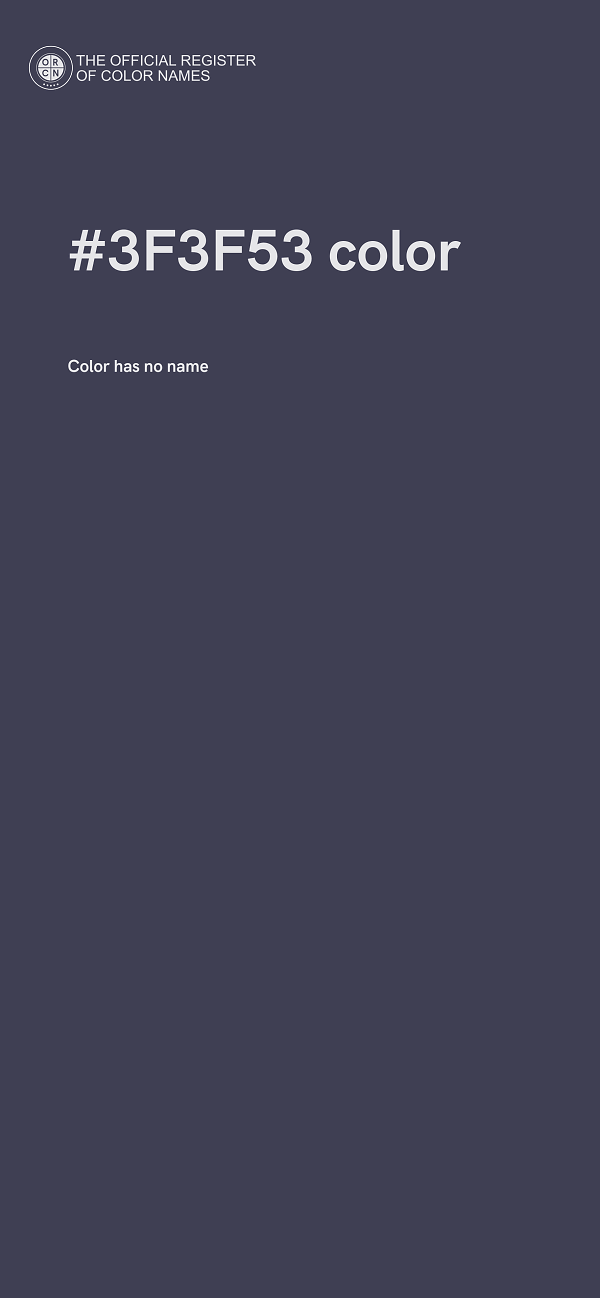 #3F3F53 color image