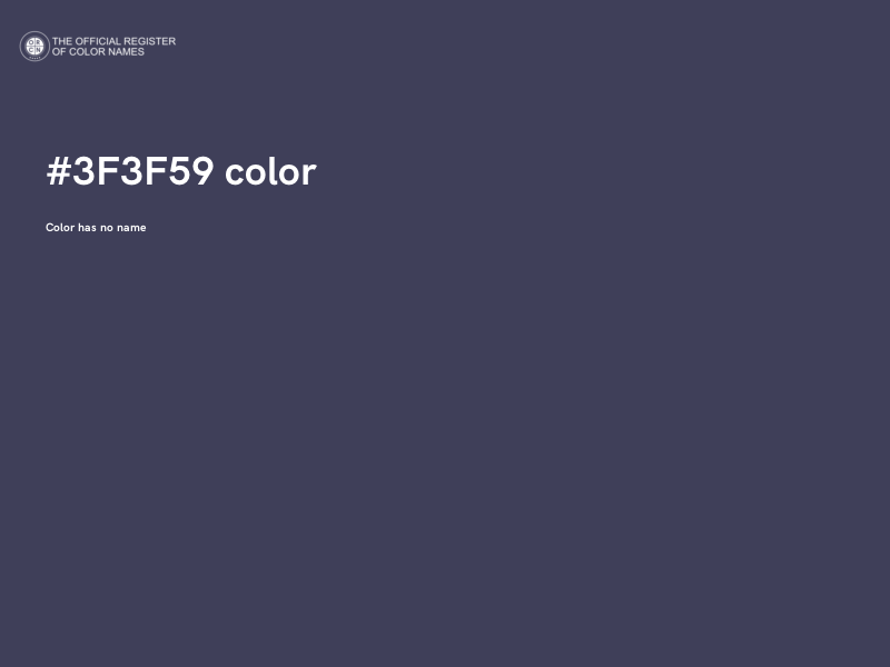 #3F3F59 color image