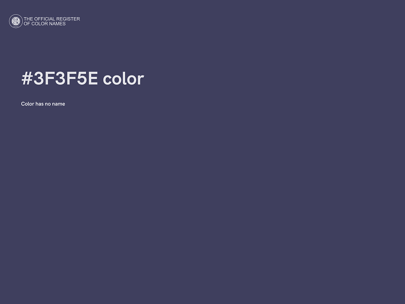 #3F3F5E color image