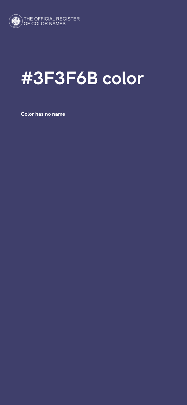 #3F3F6B color image