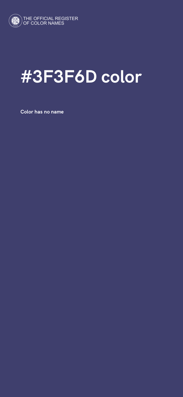 #3F3F6D color image