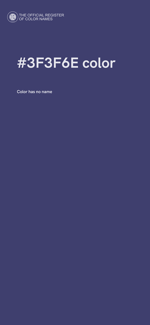 #3F3F6E color image