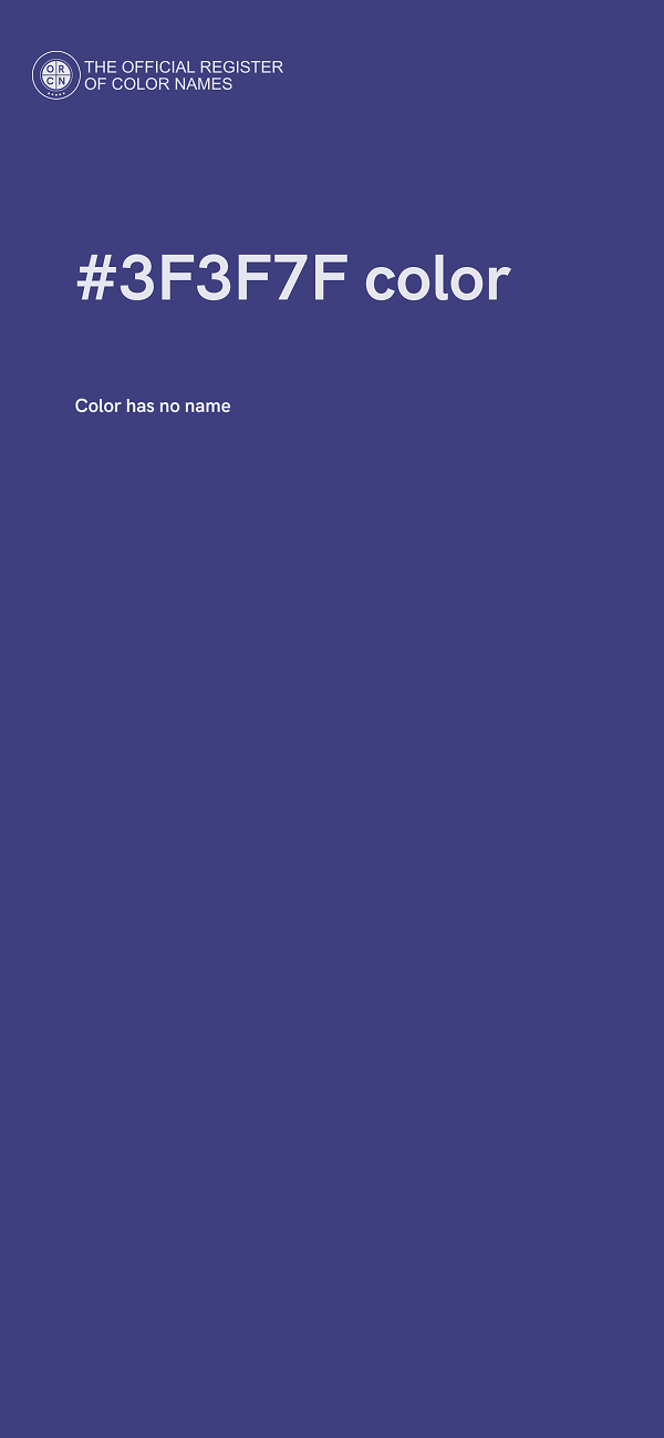 #3F3F7F color image