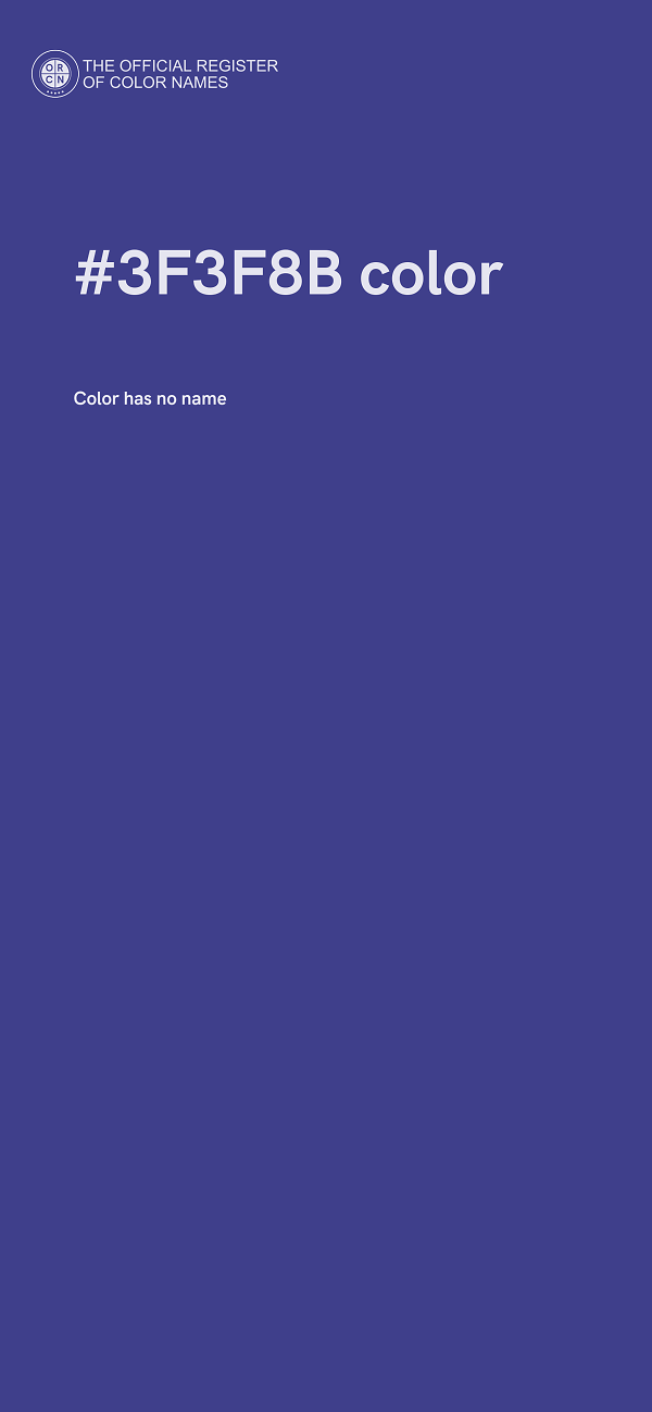 #3F3F8B color image