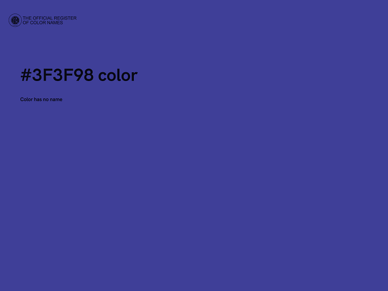 #3F3F98 color image