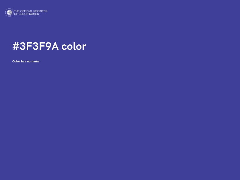 #3F3F9A color image