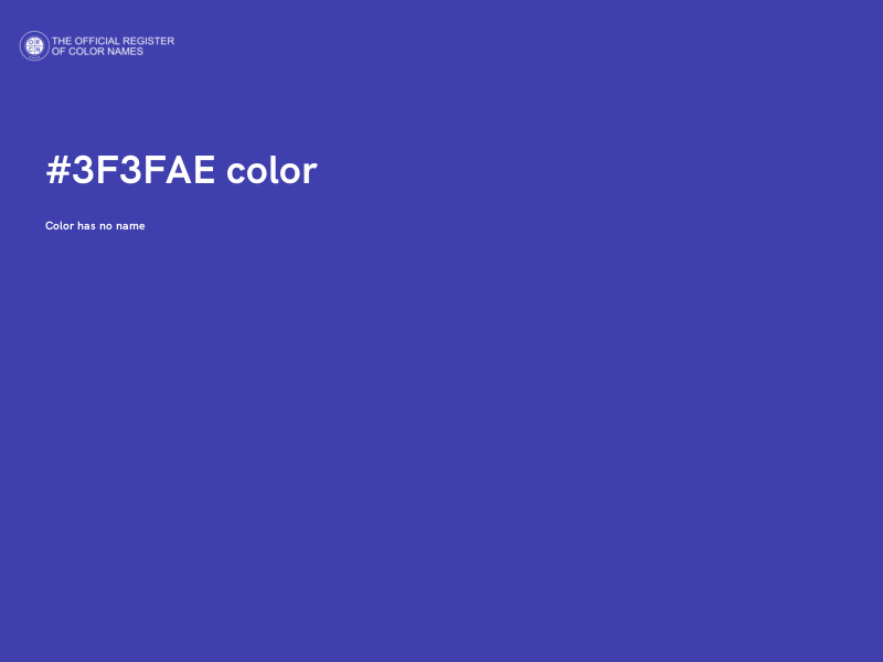 #3F3FAE color image