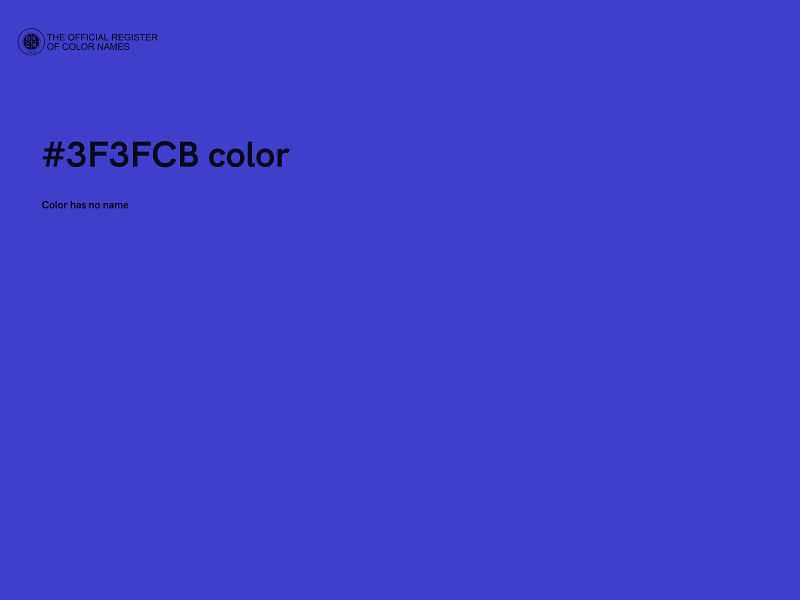 #3F3FCB color image