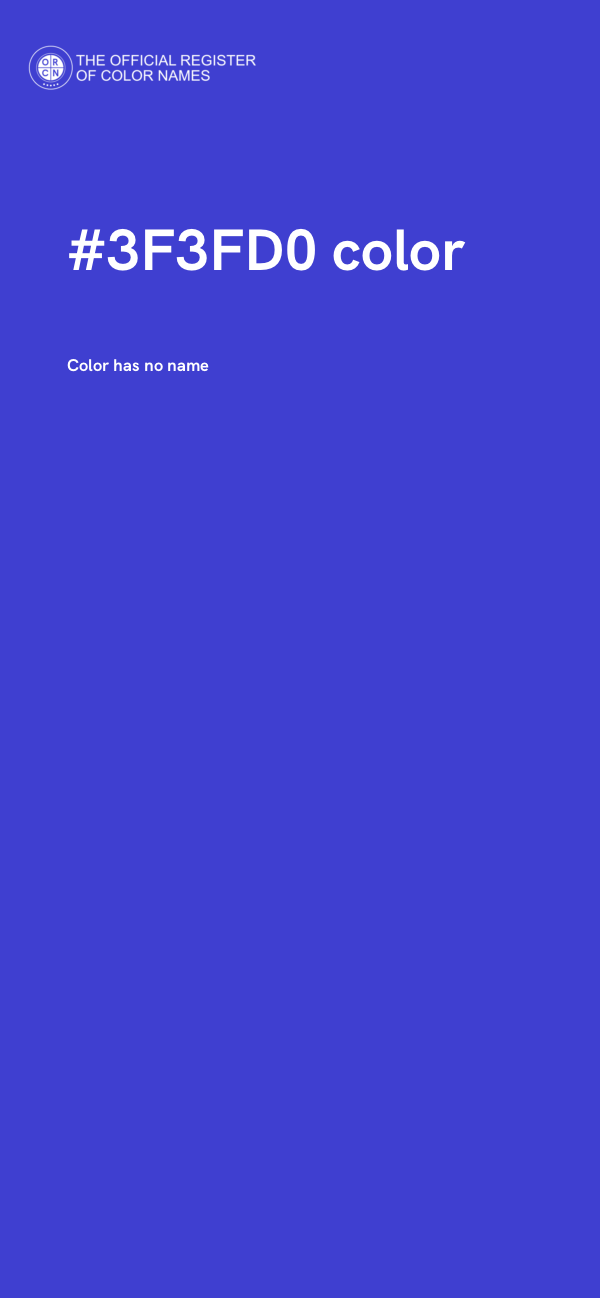 #3F3FD0 color image