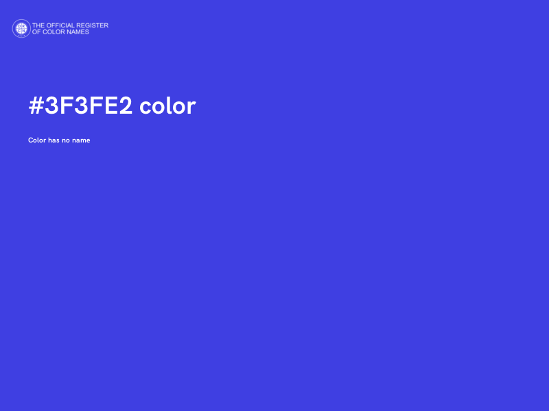 #3F3FE2 color image