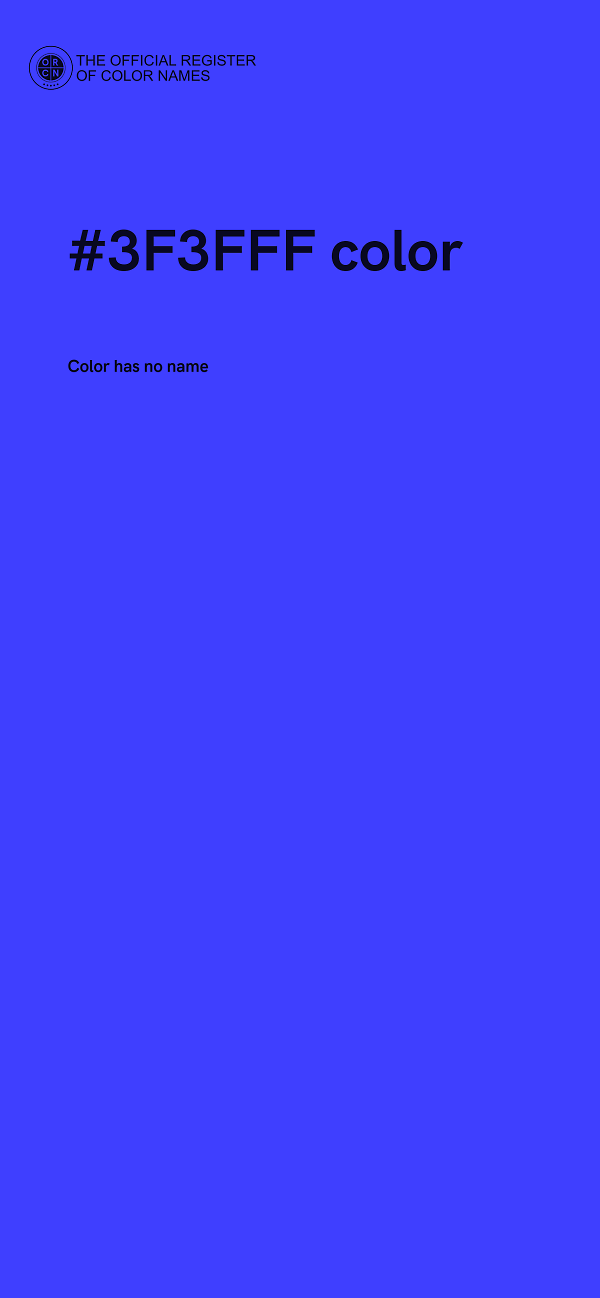 #3F3FFF color image