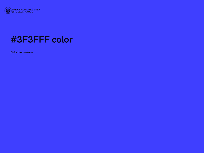 #3F3FFF color image