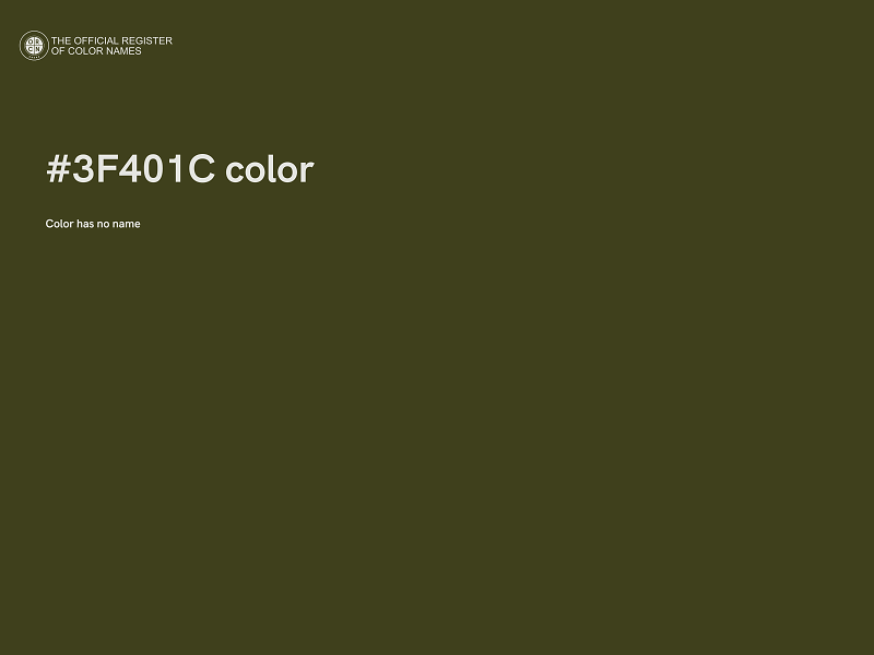 #3F401C color image