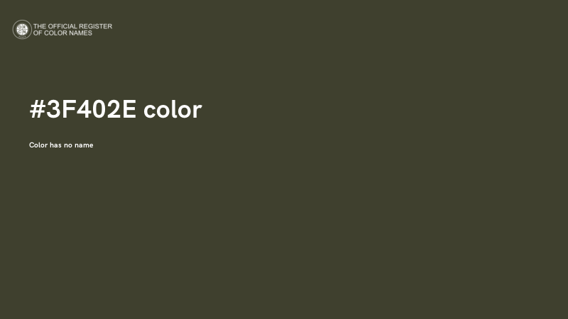 #3F402E color image