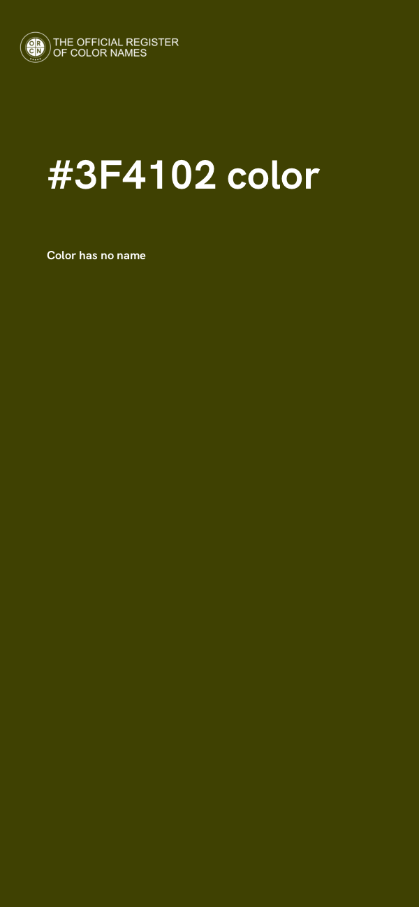 #3F4102 color image