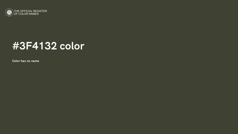 #3F4132 color image