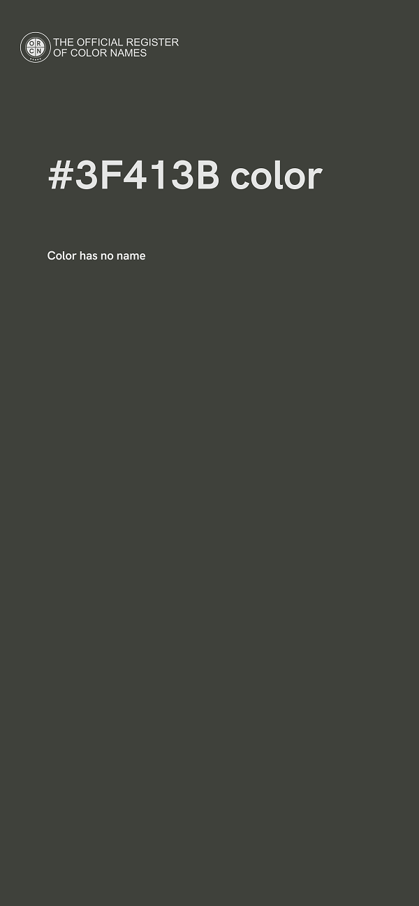 #3F413B color image