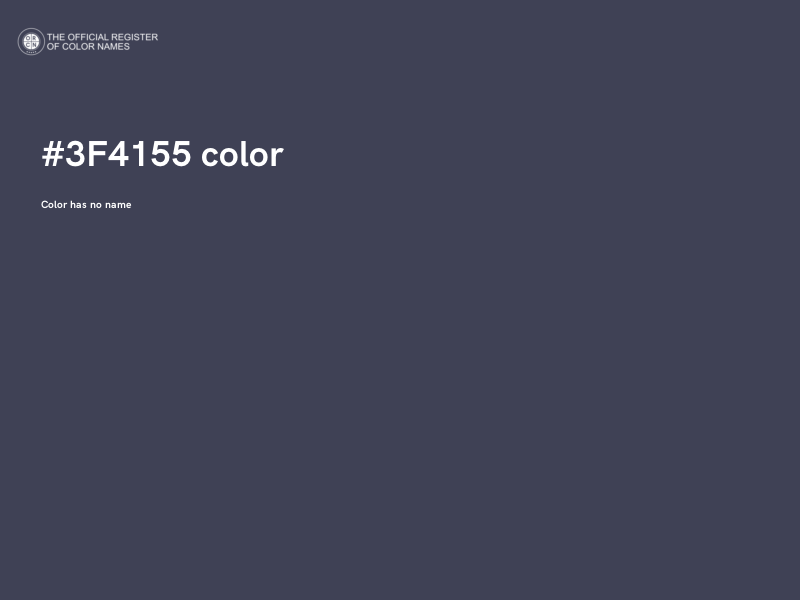#3F4155 color image