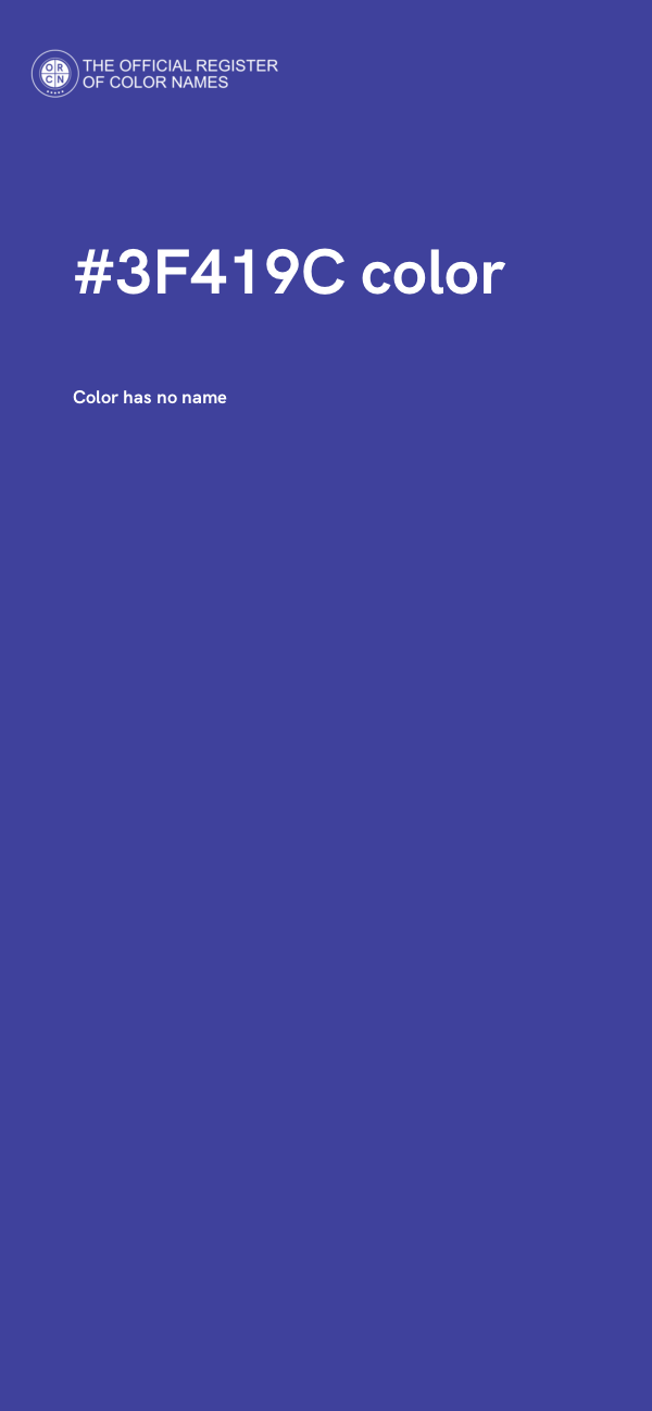 #3F419C color image