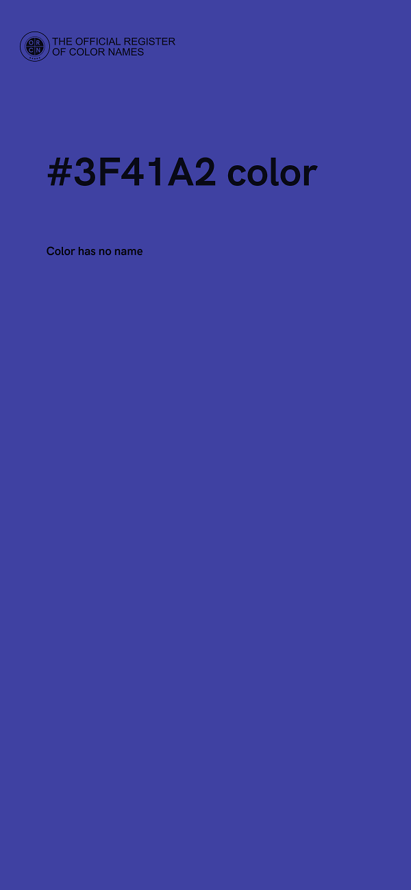 #3F41A2 color image