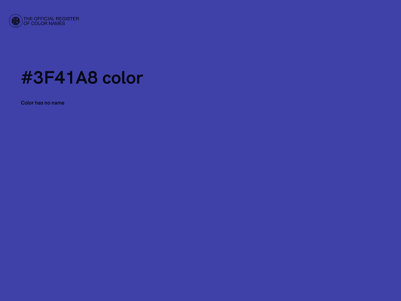 #3F41A8 color image