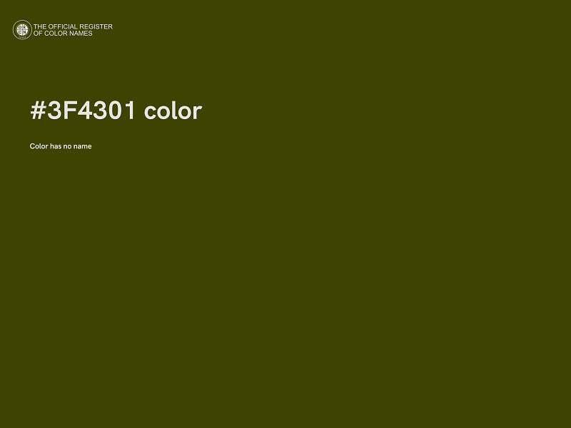 #3F4301 color image